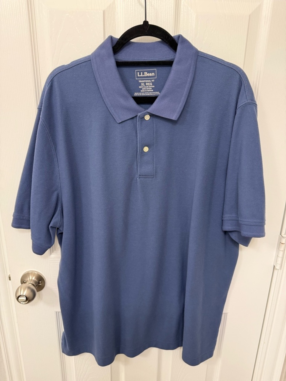 L.L. Bean Men's Blue Polo Shirt - Classic Comfort